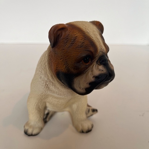 English Bulldog Puppy Hand-painted Figurine by House of Global Art - Picture 2 of 11